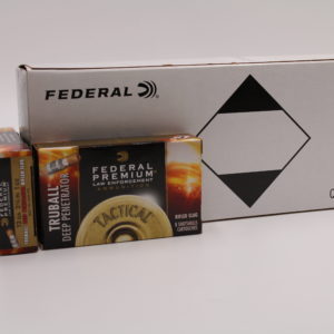 Federal .12 Gauge Tactical Tru Deep 2-3/4" Slug, 1 oz 50Rd/Box - LEB127DPRS