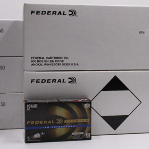 Federal 12 Gauge Tactical Low Recoil 1oz 2-3/4" Slug 250Rd/Case - LEB127LRS