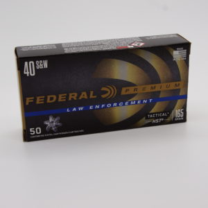 Federal Law Enforcement Premium 40 S&W 165 Grain, HST JHP 50Rd/Box - P40HST3