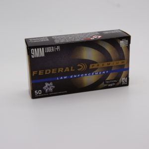 Federal 9mm +P 124 Grain, JHP 50Rd/Box - P9HST3