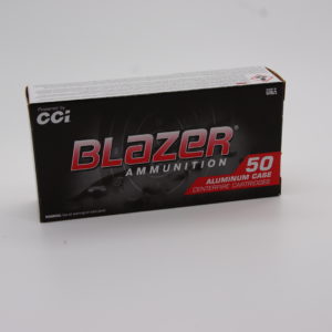 CCI BLAZER ALUMINUM 9MM 115 GRAIN, FULL METAL JACKET 50RDS/BOX - CCI3509
