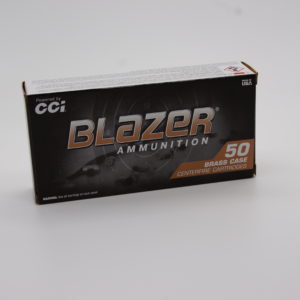 CCI BLAZER BRASS 380 AUTO 95 GRAIN FULL METAL JACKET, ROUND NOSE 50RDS/BOX - CCI5202
