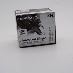Federal .223 Rem 55 Grain, FMJBT 100Rd/Box - AE223BLX