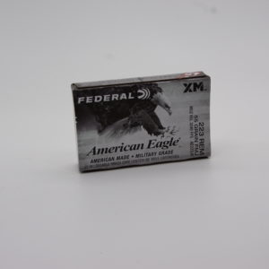 Federal American Eagle 223 Rem 55 Grain, FMJBT 20Rd/Box - AE223JX