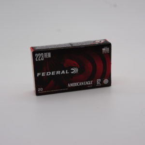 Federal American Eagle 223 Rem 62 Grain, FMJBT 20Rd/Box - AE223N