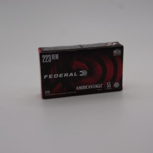 FEDERAL AMERICAN EAGLE 223REM 55 GRAIN FULL METAL JACKET BOATTAIL 20RDS/BOX - AE223