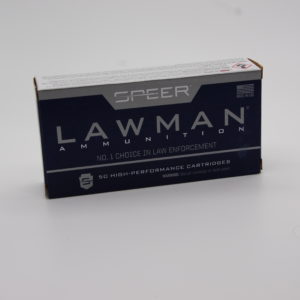 SPEER LAWMAN 380ACP 95 GRAIN TOTAL METAL JACKET, ROUND NOSE, 50RDS/BOX - SPEER53608