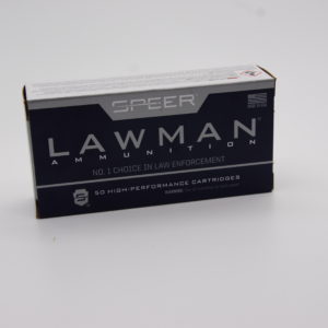SPEER LAWMAN 9MM 147 GRAIN TOTAL METAL JACKET FLAT NOSE, 50RDS/BOX - SPEER53620